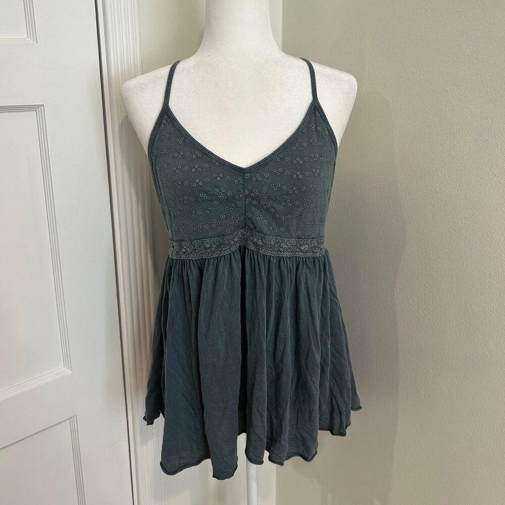 Babydoll Eyelet Top